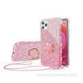 Glitter Phone Case With Ring Holder for iPhone
